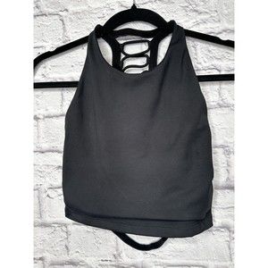 Trendy Trends Black Dance Cami Solea Tank Size Youth Medium‎ Strappy Back
